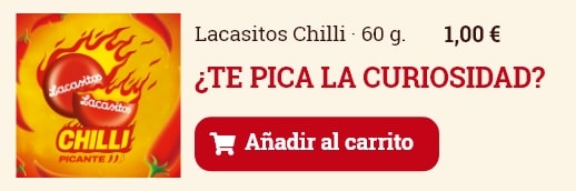 Caja Exclusiva de regalo en los 50 primeros pedidos de Lacasitos Chilli